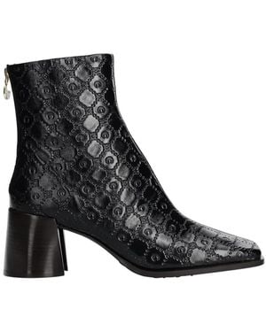 Marine Serre Heeled Boots - Negro