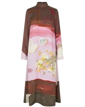 Stine Goya Langärmeliges Midikleid - Pink