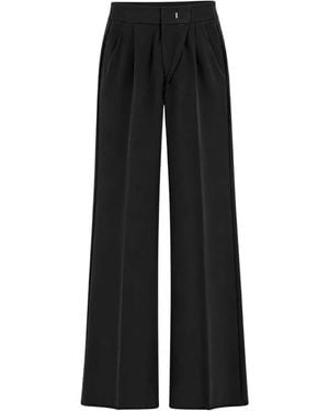 Marella Broeken ,Zwart ,Polyester Emmosso 1 Wide Broeken