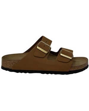 Birkenstock Sliders - Brown
