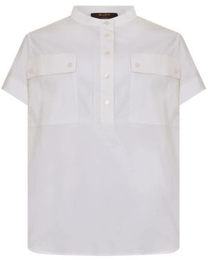 Moorer Kiki Blouse - Wit