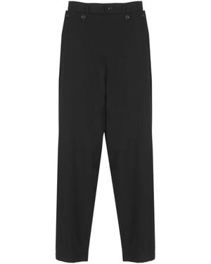 Y-3 Zwarte Wollen Broek Met Zakken