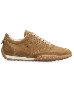 Tod's Schoenen ,Bruin ,Sneakers - Naturel