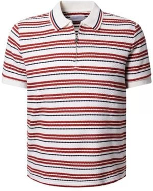 Baldessarini Gestreiftes Poloshirt - Rot
