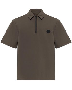 Moncler Polo Shirts - Grey