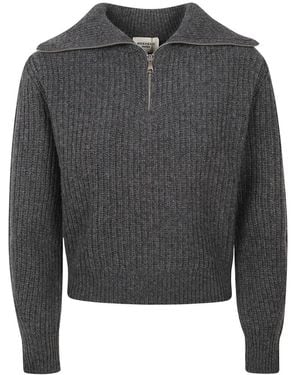 Weekend by Maxmara Hoodies & Sweatvesten ,Grijs ,Wol Wkdlaser Trui Met Hoge Hals