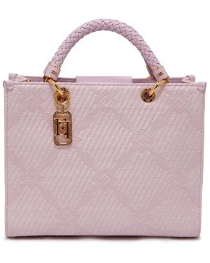 Elisabetta Franchi Tote Bags - Pink