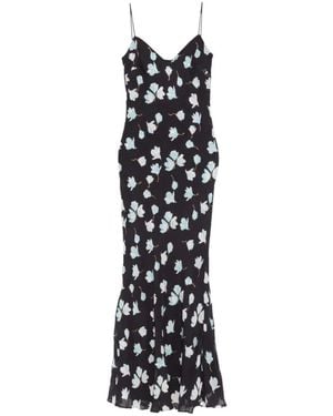 Self-Portrait Maxi Dresses - Noir