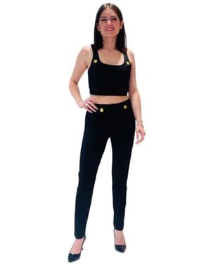 Gaelle Paris Skinny Trousers - Black