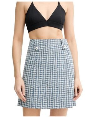 Paul Smith Rokken ,Blauw ,Katoen Pencil Skirt
