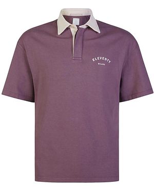 Eleventy Polo Shirts - Morado