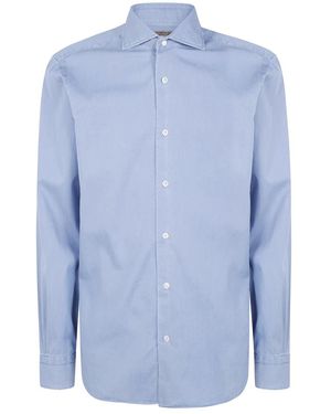 Barba Napoli Denim Shirt - Blau