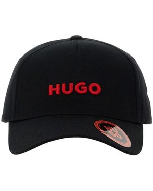 HUGO Accessoires ,Zwart ,Katoen Jude Cap