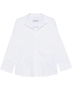White Sand Cotton Shirt - Weiß