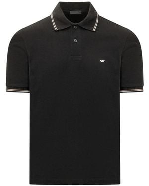 Emporio Armani Polo Shirts - Black