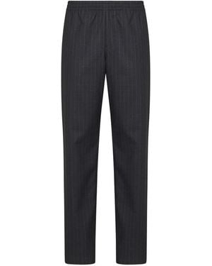Burberry Straight Trousers - Blue