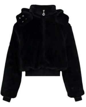 No Name Carter Sherpa Jas - Zwart