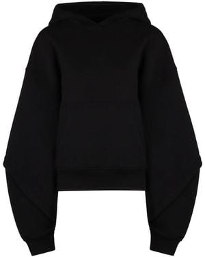 Mugler Hoodies - Black