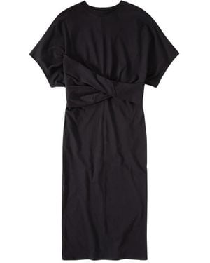 Closed Midi Dresses - Black