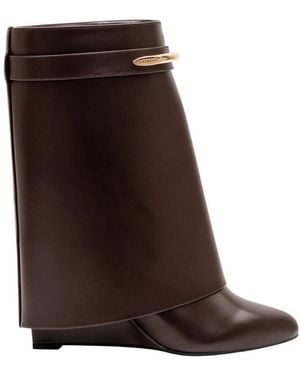 Givenchy Schoenen ,Bruin ,Leer Shark Pinch Enkellaarsjes
