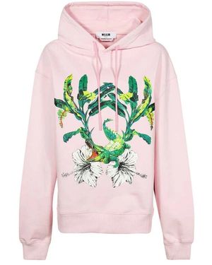 MSGM Hoodies - Rosa