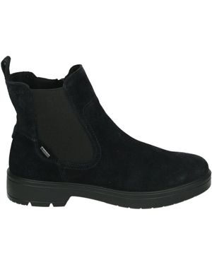 Legero Blauwe Suède Westernlaars - Zwart