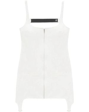 Courreges Short Dresses - White