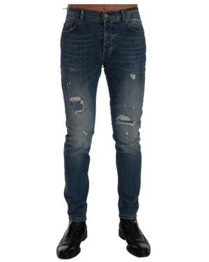 Frankie Morello Slim Fit Jeans - Blue