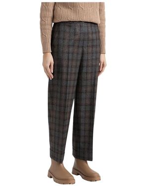 Peserico Straight Trousers - Black