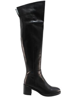 Sofia Len Over-Knee Boots - Noir