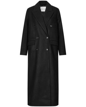 Samsøe & Samsøe Double-Breasted Coats - Negro