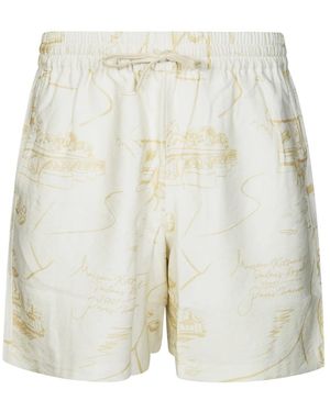 Maison Kitsuné Casual Shorts - White