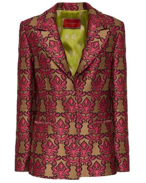 La DoubleJ Jassen ,Veelkleurig ,Leer 24/7 Jacket - Rood