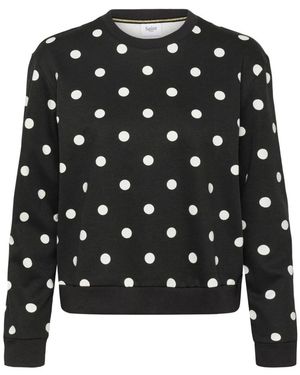 Saint Tropez Hoodies & Sweatvesten ,Zwart ,Katoen Sweatshirt