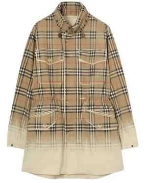 Burberry Jassen ,Leer Jassen - Naturel