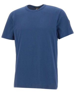 Colmar Fitness ,Blauw ,Katoen Cotton Logo T-Shirt