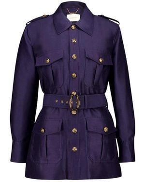 Zimmermann Jassen ,Blauw ,Wol Hypnotic Utility Jacket