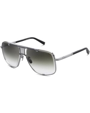 Dita Eyewear Accessoires ,Grijs ,Nylon Mach‑Five Aviator Zonnebril - Metallic