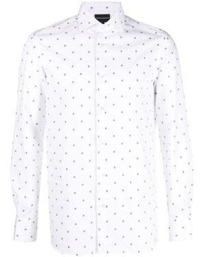 Emporio Armani Casual Shirts - White