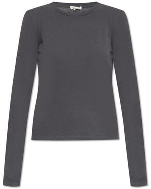 American Vintage Long Sleeve Tops - Gray