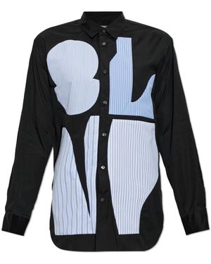 Comme des Garçons Katoenen Shirt - Blauw
