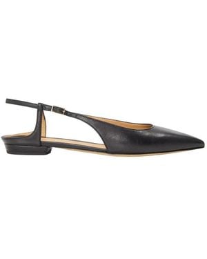 Emporio Armani Flat Shoes - Black