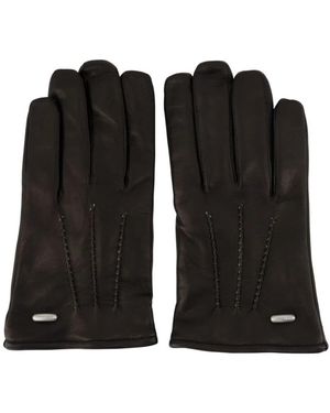 Our Legacy Schwarze Lederhandschuhe