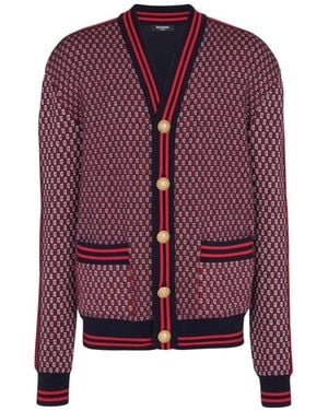 Balmain Cardigan - Purple