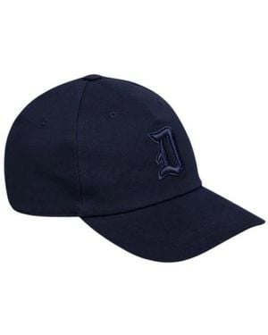 Dondup Accessoires ,Zwart ,Caps - Blauw