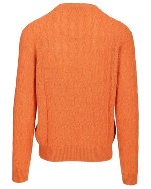 Etro Round-Neck Knitwear - Orange