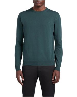 Harmont & Blaine Rondgebreide Trui - Groen