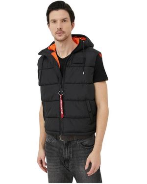 Alpha Industries Vests - Negro