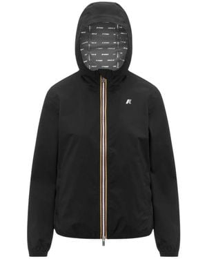K-Way Rain Jackets - Black