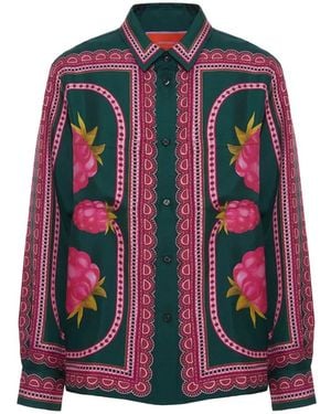 La DoubleJ Overhemden ,Veelkleurig ,La Double J Shirts - Roze
